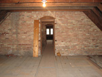 North wall of second floor main space